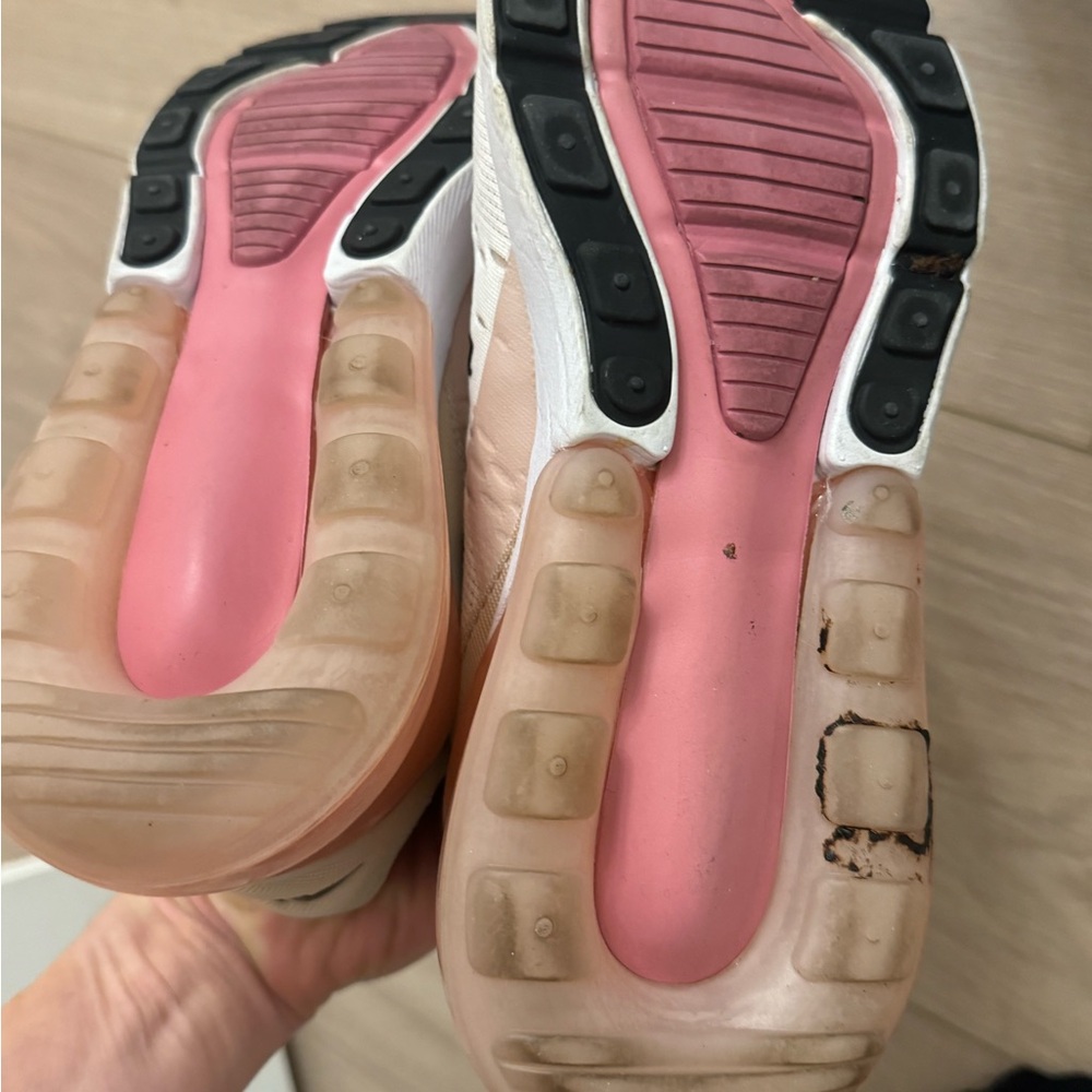 Nike Pink and White Air Max 270 Sneakers (Rare Color) - Picture 4 of 6